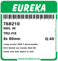 T6B210 - Tru-Fix Countersunk -T6B210_Label_T